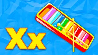 Phonics  Letter quotXquot  Learn the Alphabet  Pocket Preschool [upl. by Teraj]