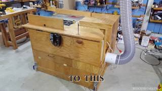 TABLESAW STATION BUILD 1 [upl. by Hsreh]