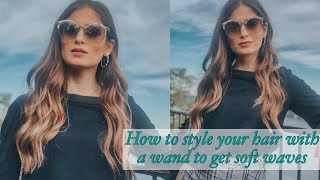 How to style your hair with a wand to get soft waves [upl. by Spancake]