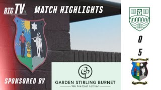 MATCH HIGHLIGHTS I University of Stirling 05 Tranent I Wednesday 2nd October [upl. by Arrej]