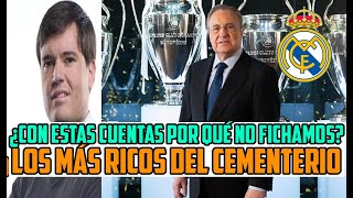 EL MADRID ES MÁS RICO QUE NUNCA Y EL CLUB QUE MÁS FACTURA Y LA VEZ VA SIN CENTRALES POR LA VIDA [upl. by Anelas]