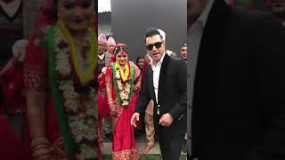 Prabisha Weds Nirman । Prabisha Adhikari । Nirman Sitaula । Prabisha Adhikari marriage । Prabisha [upl. by Arikihs]