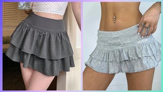 Wonderful and amazing collection of summer mini skirts designs ideas 2024 [upl. by Eelorac]