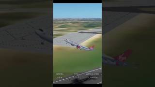 Virgin Atlantic a330 takeoff from Delhi infiniteflight youtubeshorts shorts [upl. by Notsuj]