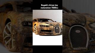 bugatti chiron homemade restoration  toy car restoration homemade restoration shorts [upl. by Allecsirp]