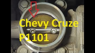 Causes and Fixes Chevy Cruze P1101 Code Intake Airflow System Performance [upl. by Adihsar]