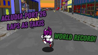 SRB2 Spice Runners Acludia Port As Takis 26 Laps WORLD RECORD [upl. by Nirihs791]