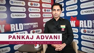 Pankaj Advani after winning 2023 World Billiards [upl. by Mis]