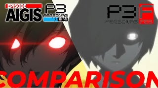 P3R Episode Aigis quotFESquot vs P3 FES Opening Comparison persona3reload [upl. by Plantagenet]