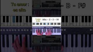 Incomprensible Amor  New Wine  Tutorial Piano [upl. by Errol997]