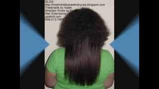 CELEBRITY Hair Track Extensions Application Partial Sewin Weave On No Glue 2 [upl. by Skippy]