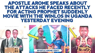 APST AROME SPEAKS ABOUT THE ATTACKS HE FACED RECENTLY FOR ACTING PROPHET SUDDENLY WITH THE WINLOS [upl. by Margery]