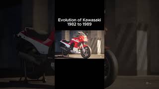 Evolution of Kawasaki Sport Bikes 1982 to 1989  Ride 5 [upl. by Gula291]