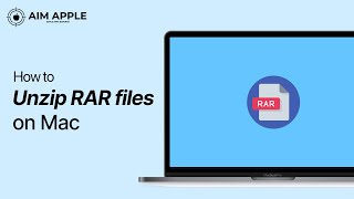 How to open RAR files on mac  Aim Apple [upl. by Rusell]