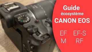 GUIDE Canon EOS en 2022 et plus  M R RF EF EFS comment sy retrouver [upl. by Siraved976]