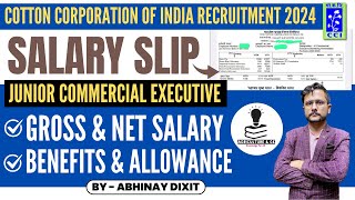 CCI Recruitment 2024  Junior Commercial Executive  Latest Salary Slip 2024  CCI JCE Salary Slip [upl. by Jacqui]