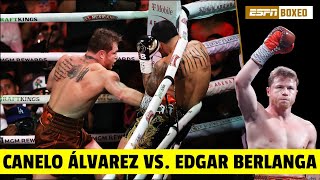 CANELO ÁLVAREZ EL CAMPEÓN MEXICANO derrotó por DECISIÓN UNÁNIME a BERLANGA en LAS VEGAS  ESPN Boxeo [upl. by Nosrej]