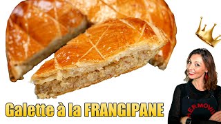 GALETTE FRANGIPANE Recette facile au THERMOMIX [upl. by Shanly520]