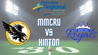 CRMC Presents MMCRU vs Hinton Football [upl. by Wilder]