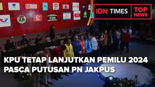 KPU Tetap Lanjutkan Pemilu 2024 Pasca Putusan PN Jakpus [upl. by Timothy835]