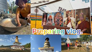 Preparing for kordhikali puja at Gurbathan holy Placedorjeetamangvlog7356 ￼￼￼ [upl. by Ossy]