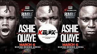 George Ashie vrs Robert Quaye Full Fight [upl. by Nerine491]