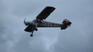 RC Oldtimer Fieseler Storch Fi156 have to fight with the Wind and then this End [upl. by Urias]