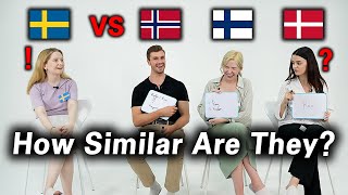 Swedish Language l Can Norwegian Finnish and Danish Speakers understand it Nordic Language [upl. by Nitnilc188]