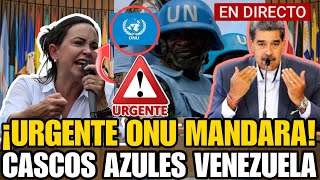 🔴URGENTE LA ONU MAS CERCA DE INTERVENIR Y LA OEA SE VA CONTRA MADURO HABLA MARIA CORINA EN VIVO [upl. by Aneej]