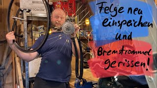 Motor in neue Felge einspeichen und andere Überraschungen [upl. by Laney812]