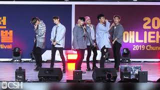 191003 Complete 외 3곡 온앤오프 ONF 춘천애니타운페스티벌 직캠 Fancam [upl. by Ajssatan]