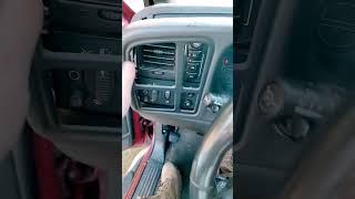 2004 CHEVY SILVERADO 1500 GAUGE CLUSTER Removal [upl. by Sal]