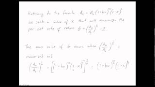 Mathematics of Gambling the Kelly Formula [upl. by Humbert373]