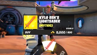 New LIGHTSABER UPDATE NOW in Fortnite [upl. by Nylyahs]