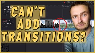 Cant Add Transitions in Davinci Resolve Common Problem Easy Fix [upl. by Pattie18]