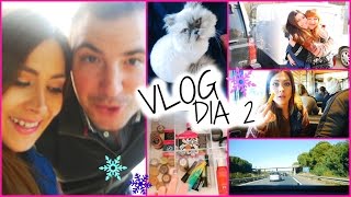 Vlog día 2  Organizando maquillaje  maleta de camino a Francia [upl. by Quincey]