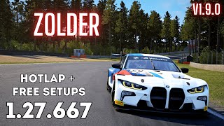 BMW M4 GT3  ZOLDER 1276  HOTLAP  FREE SETUP  ACC v19 [upl. by Kerianne]