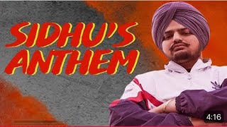 Sidhus Anthem Official Video Sidhu Moosewala ft Sunny Malton  Byg Bird [upl. by Echikson]