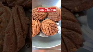 Atta Thekua Crispy Thekua Recipeshorts Biharibiscuits Healthyattabiscuits cooking vegrecipe [upl. by Zehe]