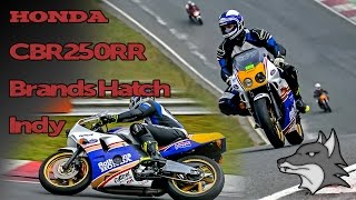 Honda CBR250RR MC22 20k revs Brands Hatch [upl. by Older]