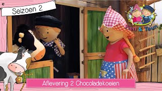 Fien en Teun Melken Chocoladekoeien Op De Boerderij  Seizoen 2 Afl 2 [upl. by Bang199]