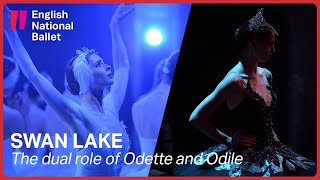 Swan Lake The dual role of Odette and Odile  English National Ballet [upl. by Peery]