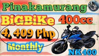 NK400  PINAKAMURANG BIGBIKE 400cc  BRAND NEW NK400  INSTALLMENT  NK 400 DETAILS [upl. by Netloc]