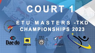 ETU MASTERS CHAMPIONSHIPS 2023  COURT 1 [upl. by Binni]