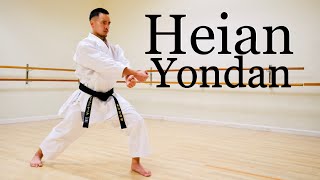 Kata Heian Yondan Full Tutorial [upl. by Robb]