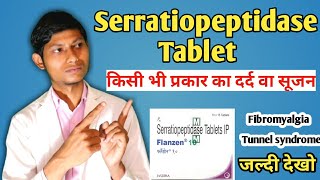 Serratiopeptidase tablets used for  Serratiopeptidase Serratiopeptidase tablet in hindiZerodol sp [upl. by Lesig]