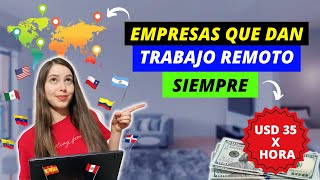 💰Gana 35 x hora 👉Trabaja Desde Casa y gana dinero en internet sin experiencia con estas empresas [upl. by Ecinert95]