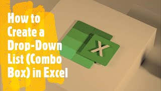 How to Create a DropDown List Combo Box in Excel [upl. by Otha]