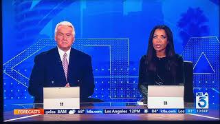 KTLA 5 News at 10pm Saturday open July 20 2024 [upl. by Llorrad]