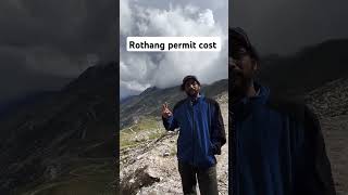 Rothang pass permit nh21routeinfo lehmanalihighway [upl. by Eiramanna548]